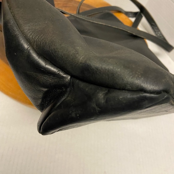 J Jill Leather Tote Bucket  Bag - Picture 7 of 9